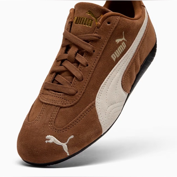NIB Puma Brown Speedcat OG Sneakers with White Accents - Women’s Size 10 - Picture 2 of 10